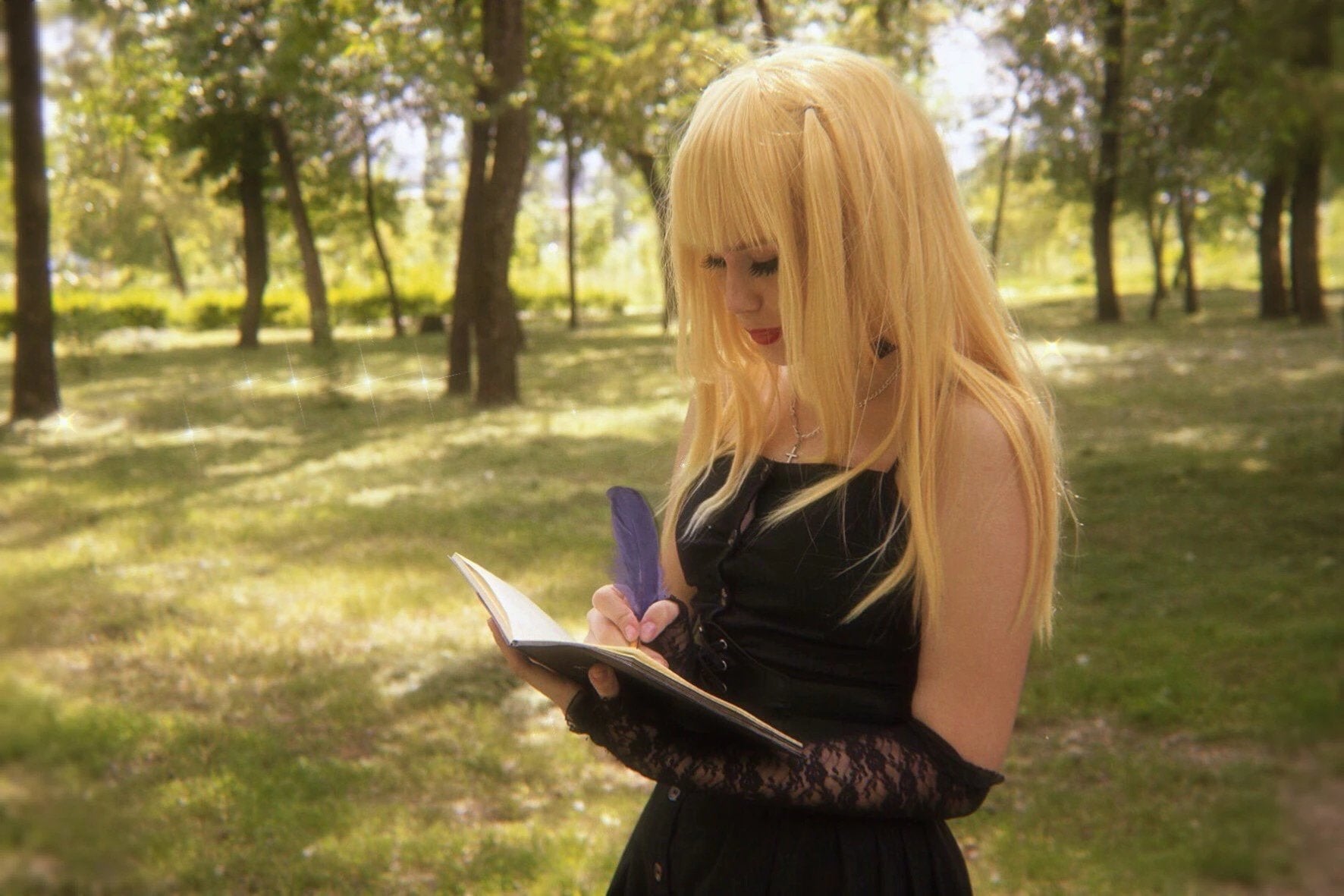 Death note misa amane cosplay set - black - cospalyer - cosplay - death note
