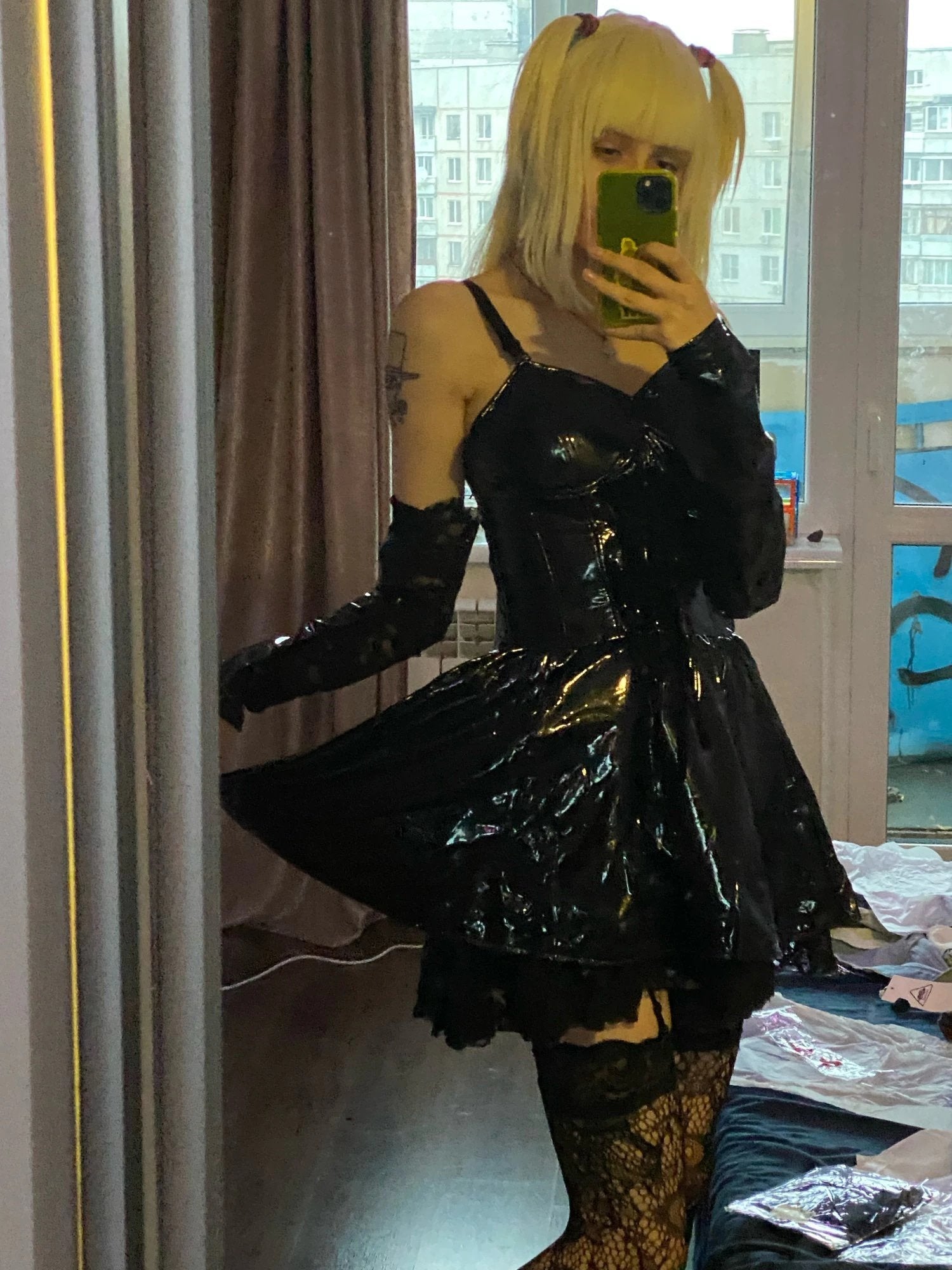 Death note misa amane cosplay set - black - cospalyer - cosplay - death note