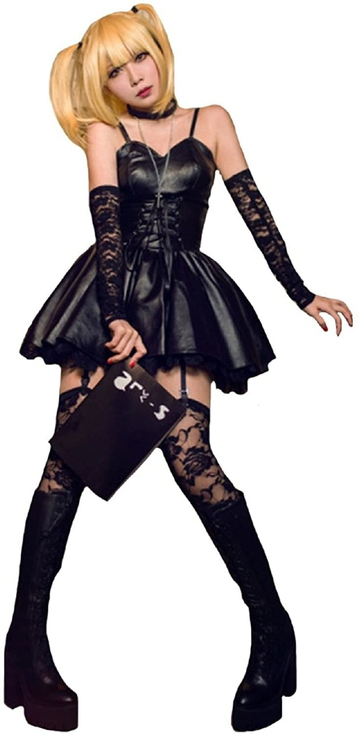 Death note misa amane cosplay set - black - cospalyer - cosplay - death note