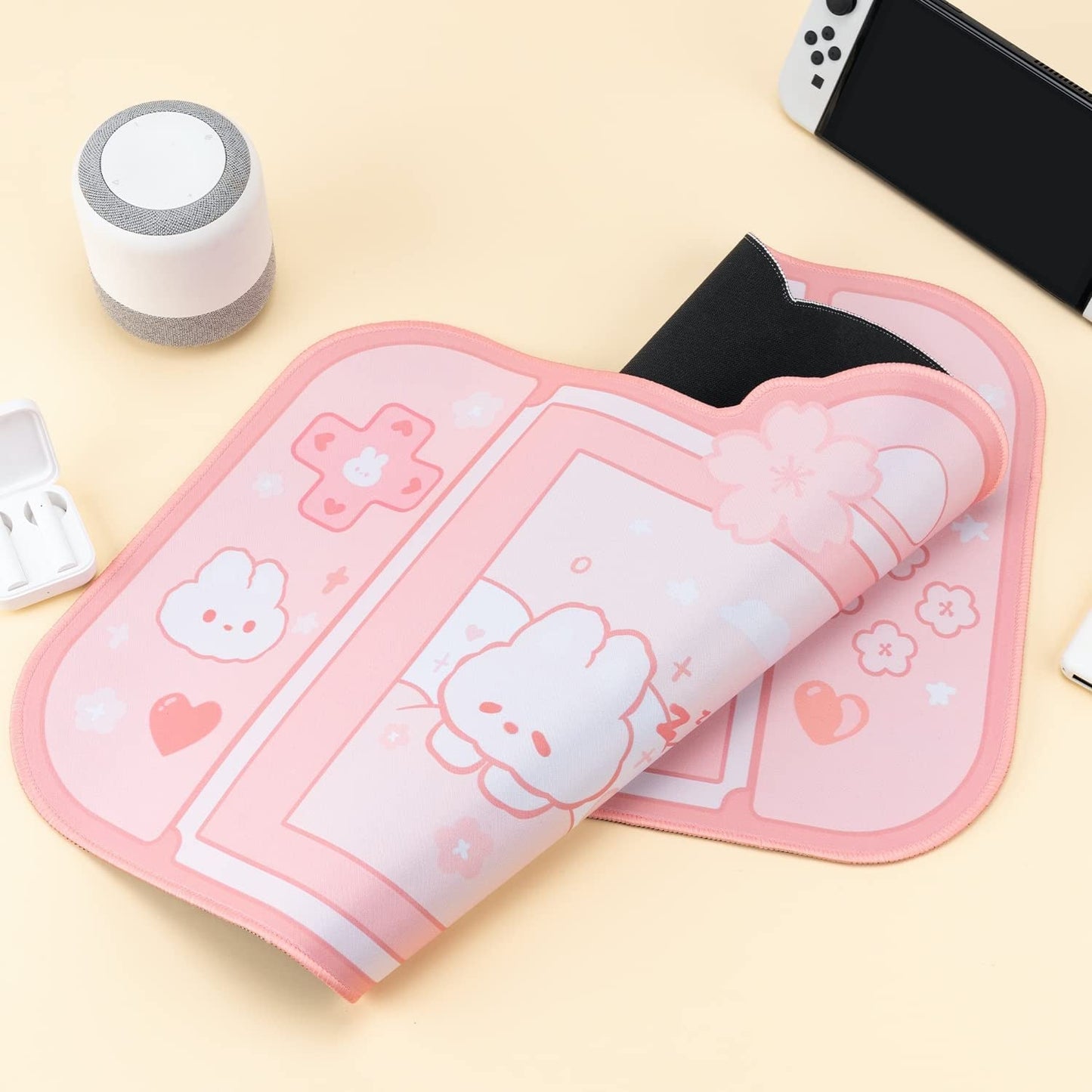 Dreamy bunny mousepad - desk - pad - gaming - kawaii - mouse