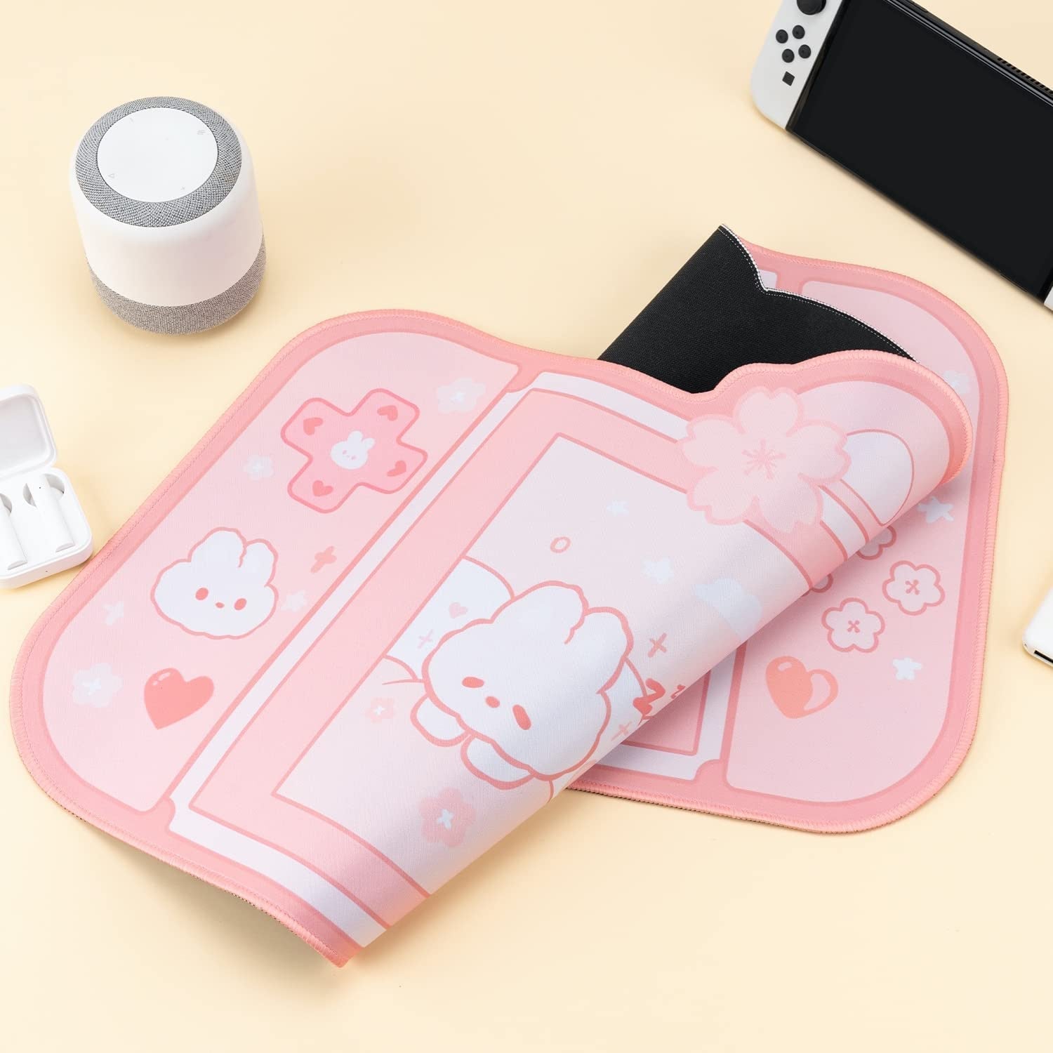 Dreamy bunny mousepad - desk - pad - gaming - kawaii - mouse