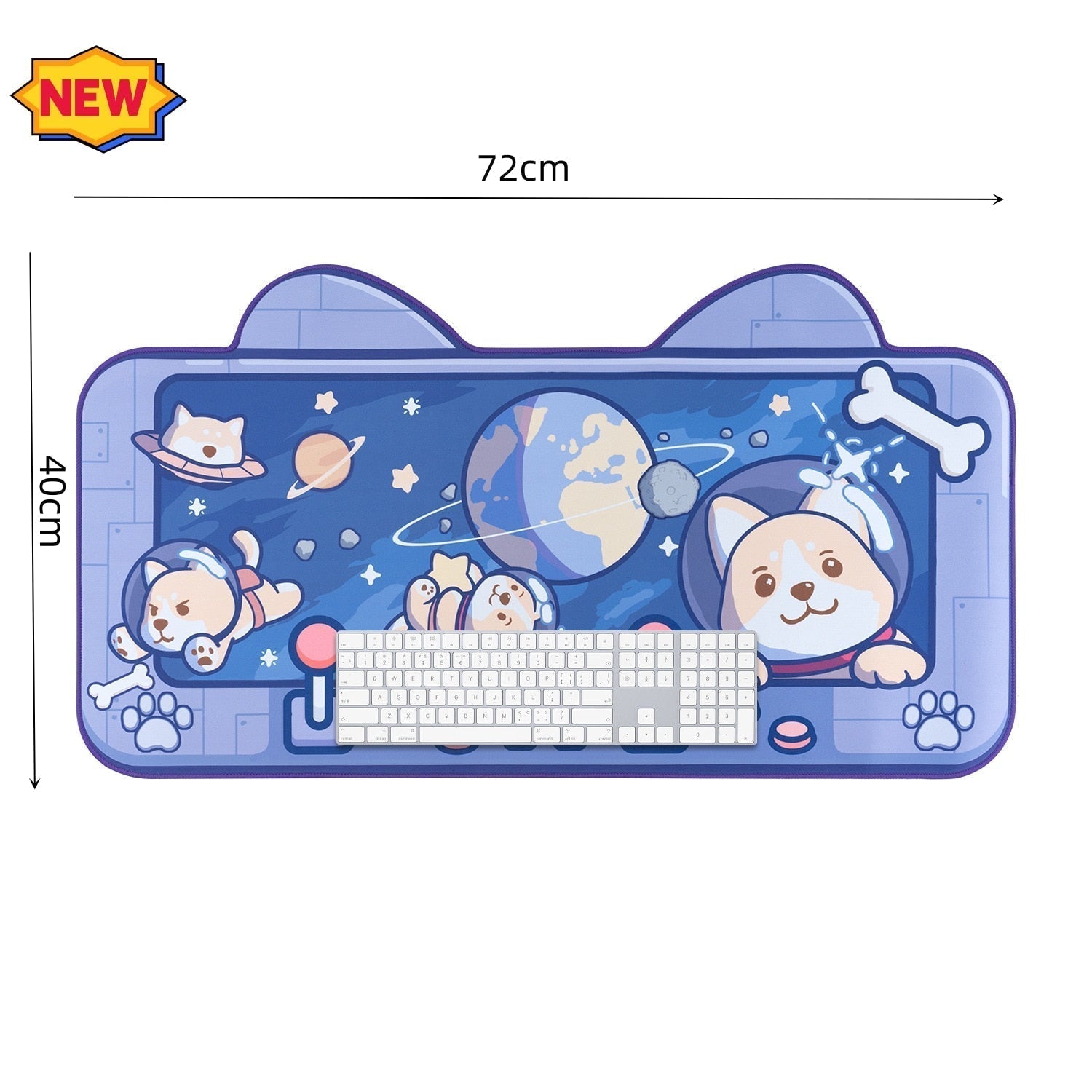 Dreamy bunny mousepad - desk - pad - gaming - kawaii - mouse