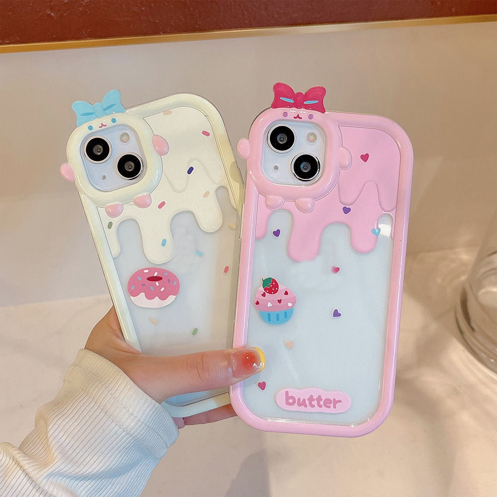 Drippy sweets samsung phone case - cupcake - ice cream - kawaii - babe - phone case