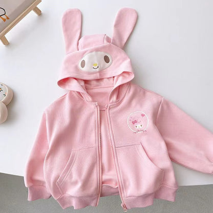 Kawaii Anime Kinder Reißverschluss Kapuzenjacke KI593