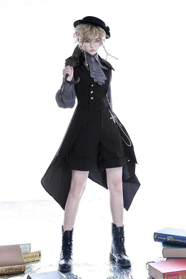 Ash-Burned Long Vest for Women - Ouji Style - Gothic Edge
