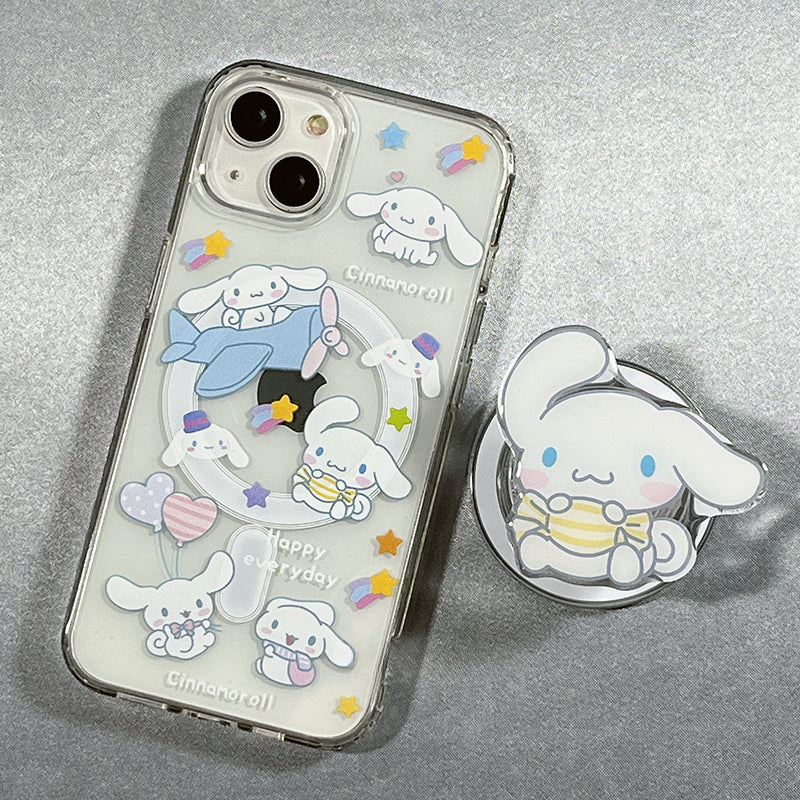 Coque iPhone avec support en forme de dessin animé mignon SK281