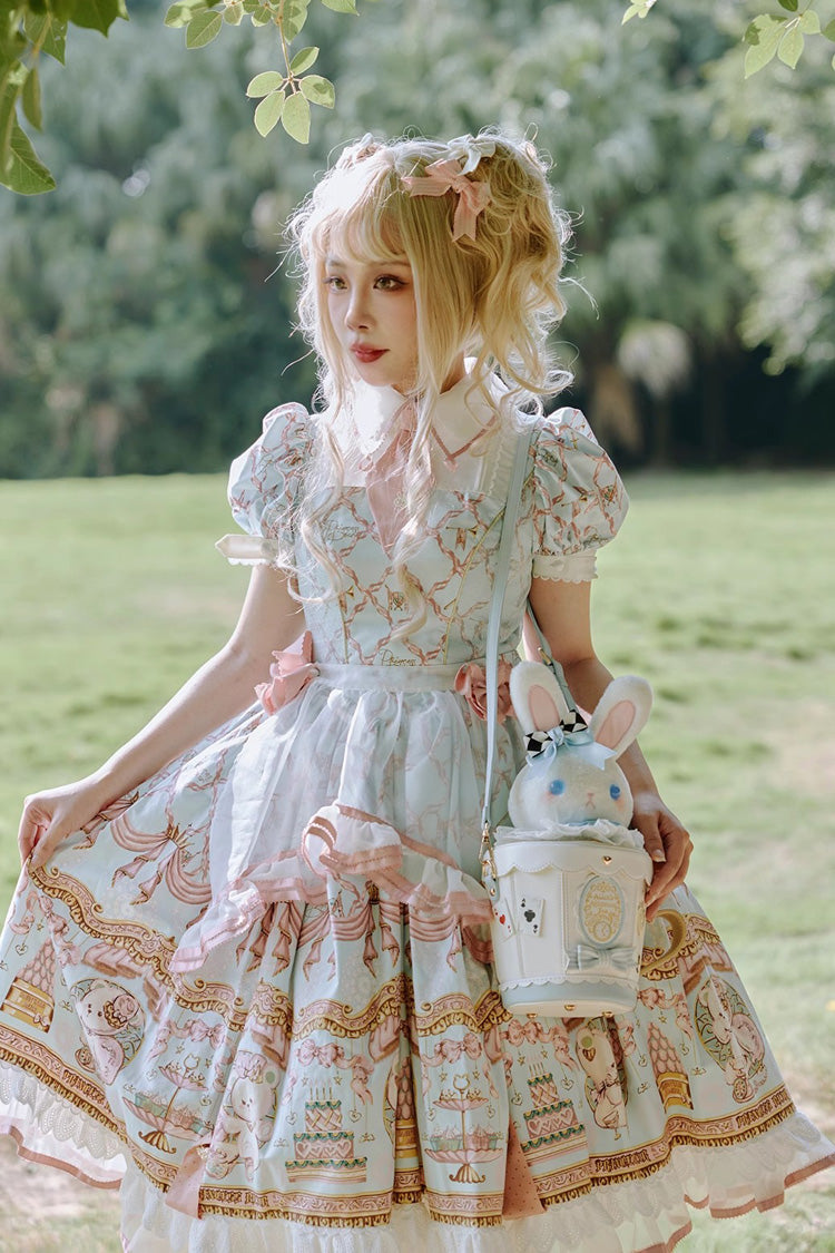 Adorable Teacup Bunny Bow Crossbody - Sweet Lolita Bag in 5 Hues