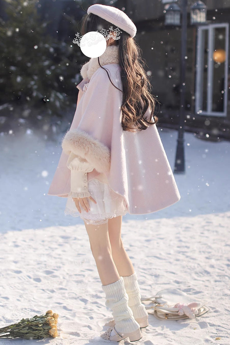 Bella Single Breasted Woolen Coat, Long Sleeves Sweet Lolita Princess Style