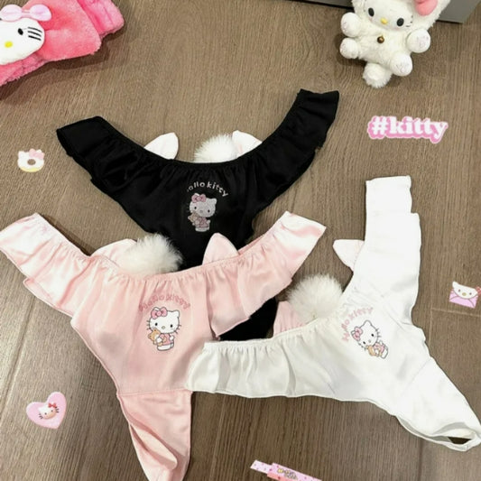 Kitty Panties with Tail Ball KI259