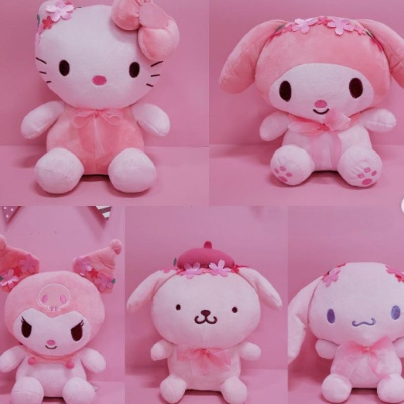 Poupée en peluche cerise rose - Lovesickdoe