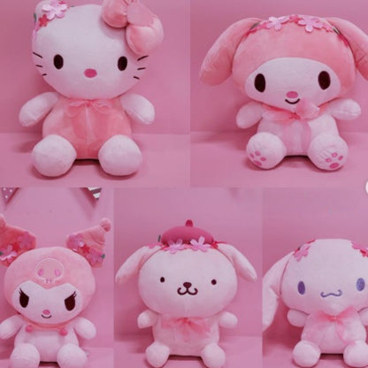 Poupée en peluche cerise rose - Lovesickdoe