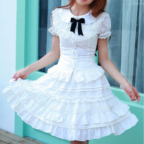 Vintage Palace Cambric Chiffon Lolita Petticoat