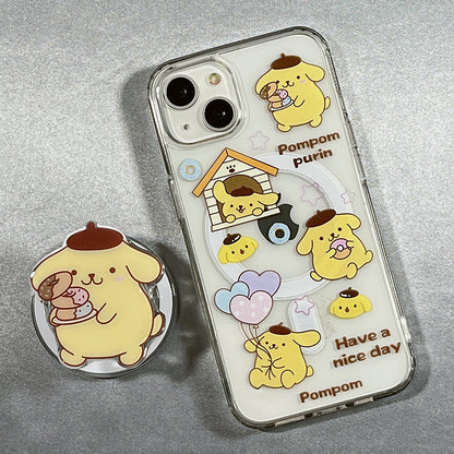 Coque iPhone avec support en forme de dessin animé mignon SK281