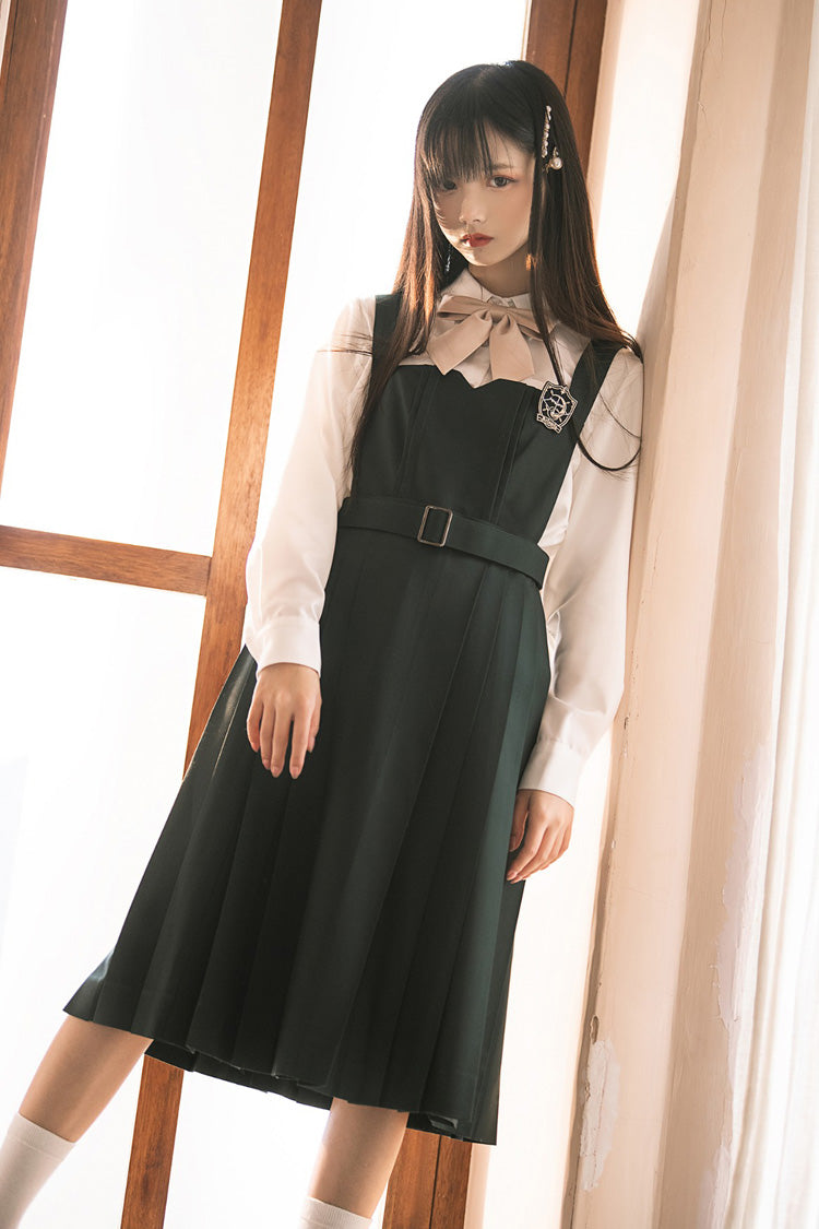 Emerald Artemis Sweet College Style Elegant Lolita Jumper Gown