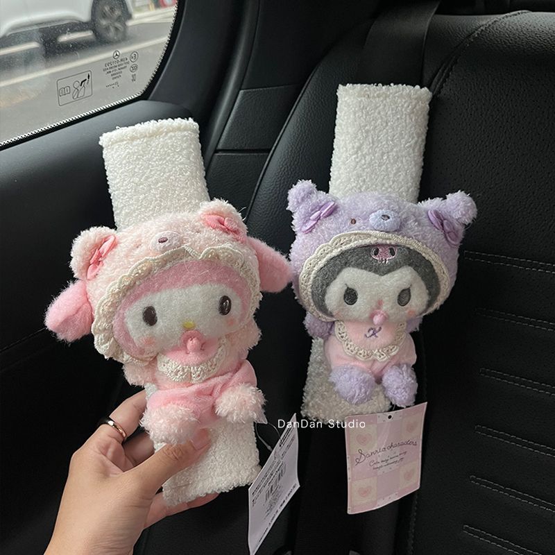 Ceinture de sécurité pour voiture en peluche Baby Kitty KI687