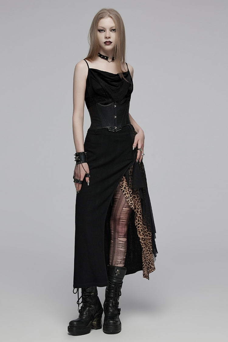 Pleated Hollow Gothic Vest