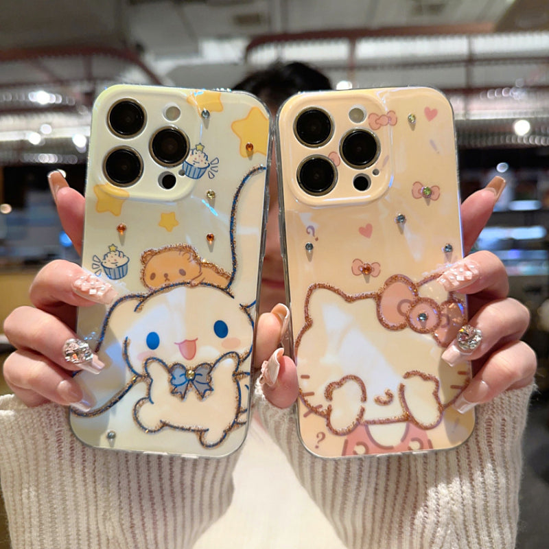 Cartoon Rhinestones Phone Case KI490