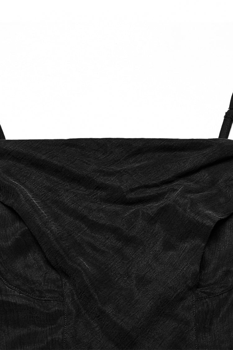 Pleated Hollow Gothic Vest