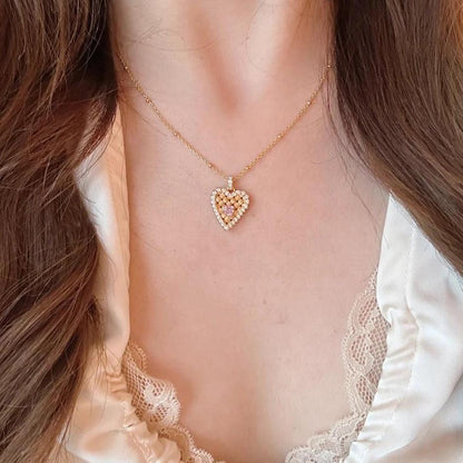 Elegant Braided Heart Necklace