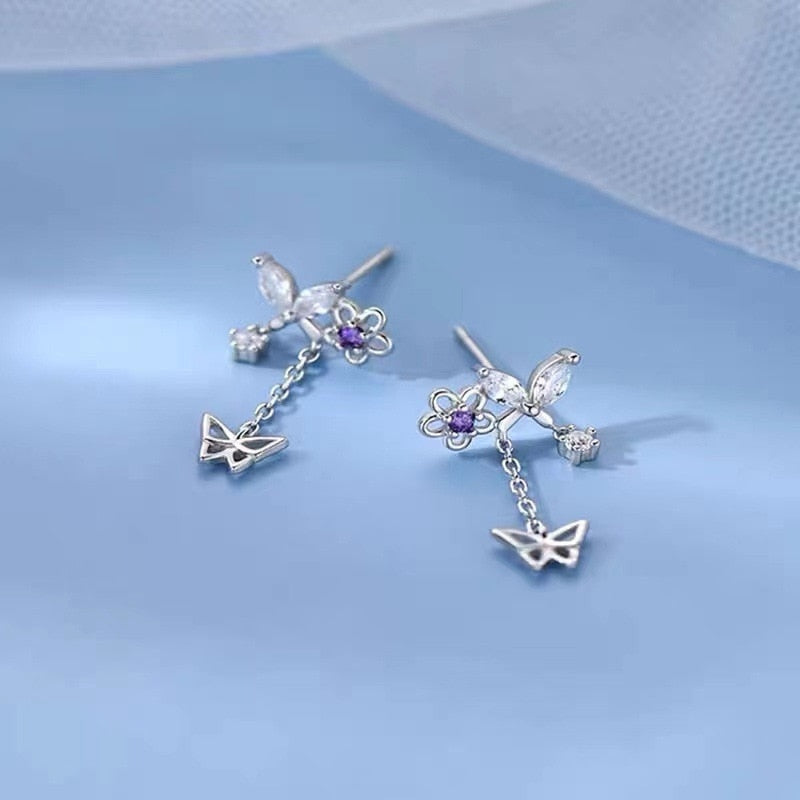 Ethereal Moon Dangle Earrings - crescent, crescent moon, crystal earrings, moon earrings, moons Kawaii Babe