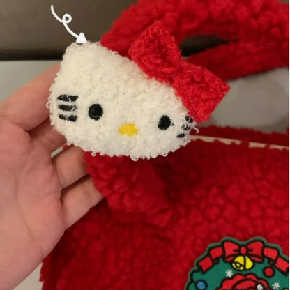 Sac à main de Noël en peluche Kitty KI324