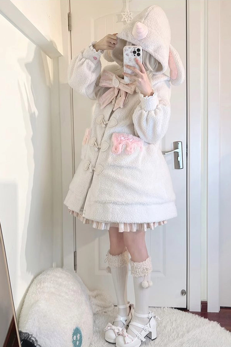 Unicorn Bowknot Long Coat with Long Sleeves for Sweet Lolita Style