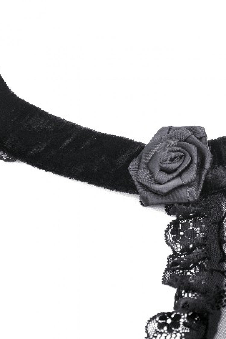 Floral Jacquard Lace-Up Mini Dress with Trumpet Sleeves and Cut-Outs