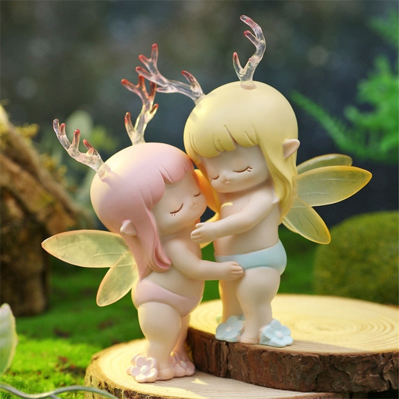 Fairy Fawn Figurines - antlers, art, artwork, collectable, deer Kawaii Babe