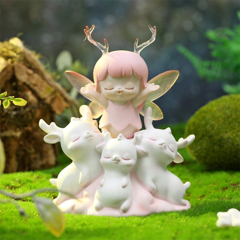 Fairy Fawn Figurines - antlers, art, artwork, collectable, deer Kawaii Babe