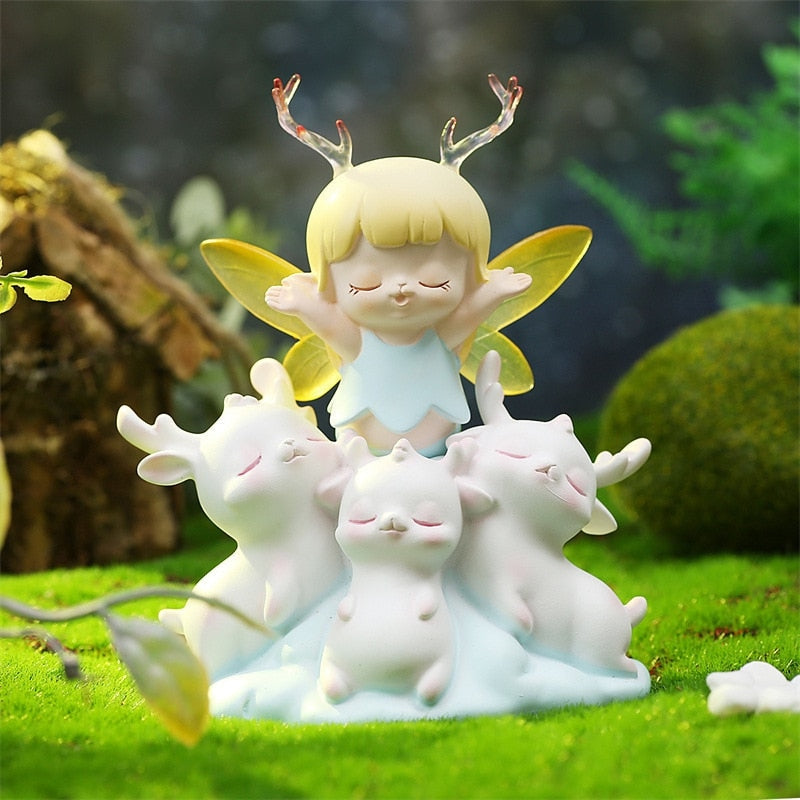 Fairy Fawn Figurines - antlers, art, artwork, collectable, deer Kawaii Babe