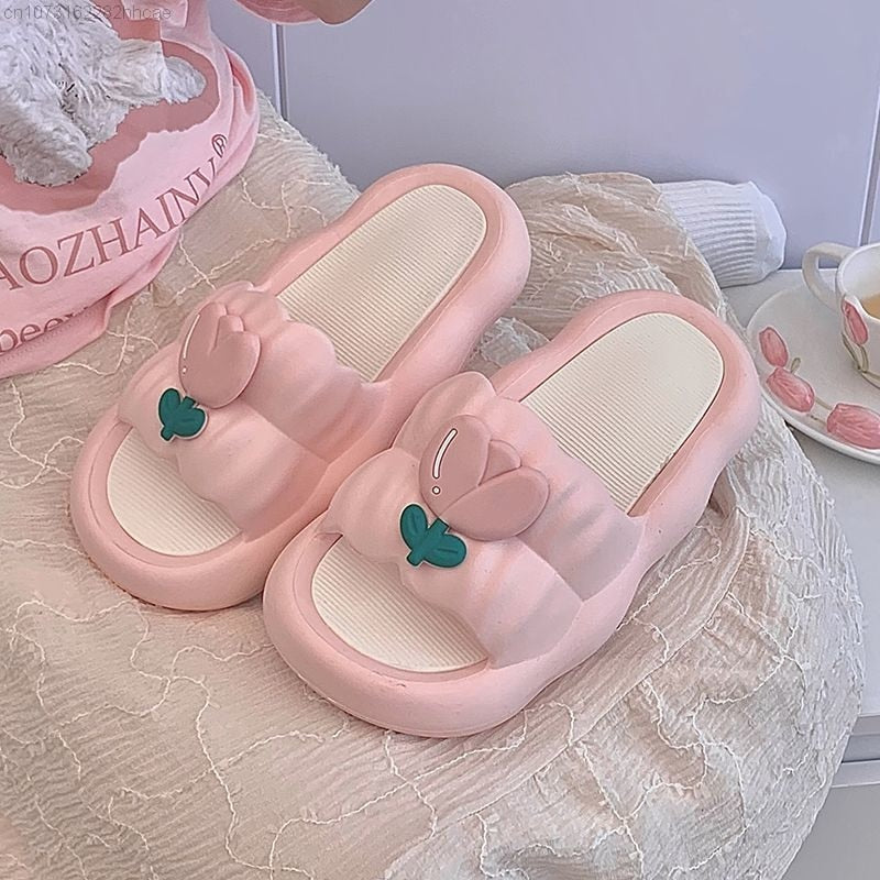 Fairy tulip slides - coquette - dollette - fairycore - flats - floral