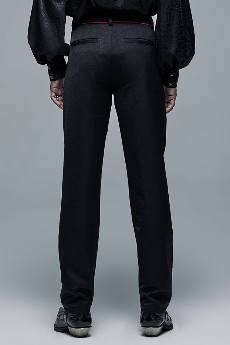 Men's Gothic Pants with Bat Pocket Decoration in 2 Colors
