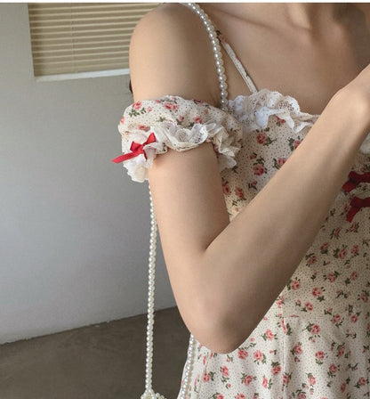 Floral Nymph Dress - dollcore, dollette, dresses, floral, floral angel