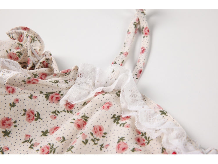 Floral Nymph Dress - dollcore, dollette, dresses, floral, floral angel