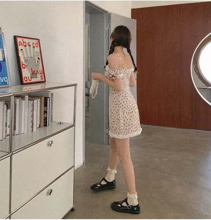 Floral Nymph Dress - dollcore, dollette, dresses, floral, floral angel