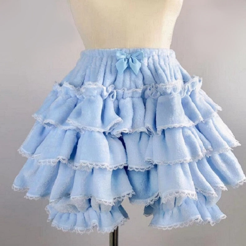 Fluffy ruffled bloomer pants - bloomer - layered - layers - lolita - petticoat