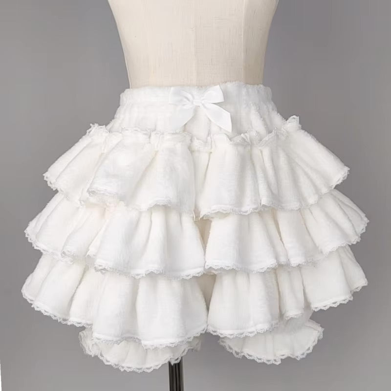 Fluffy ruffled bloomer pants - bloomer - layered - layers - lolita - petticoat