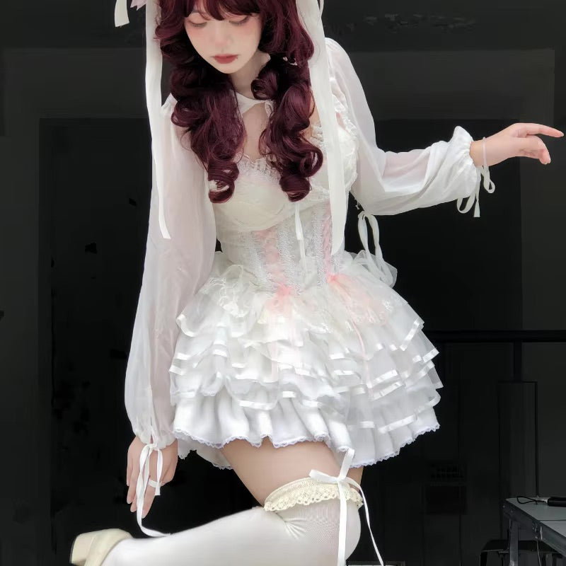 Fluffy ruffled bloomer pants - bloomer - layered - layers - lolita - petticoat