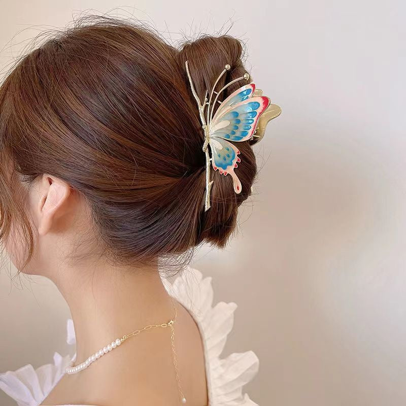 Flutter hair clips - barettes - butterflies - butterfly - hair accessories -
