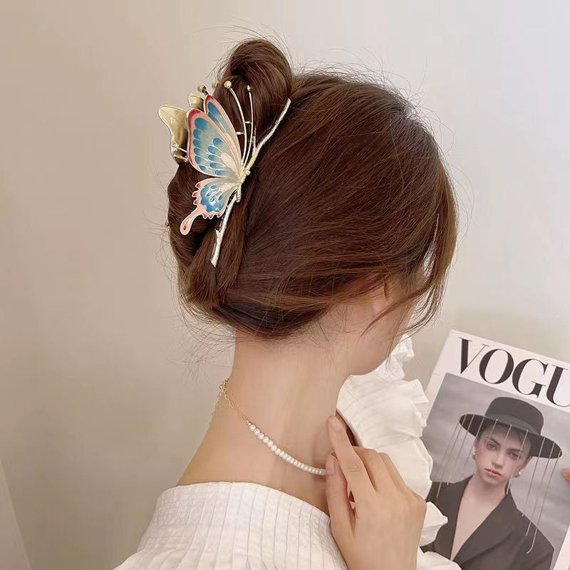 Flutter hair clips - barettes - butterflies - butterfly - hair accessories -