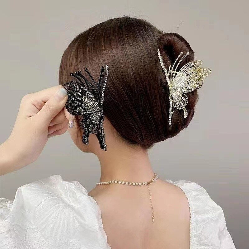 Flutter hair clips - barettes - butterflies - butterfly - hair accessories -
