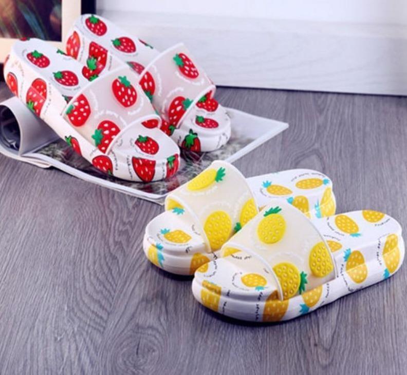 Foodie Sandals - athletic shoes, beach, berry, eggs, fruit