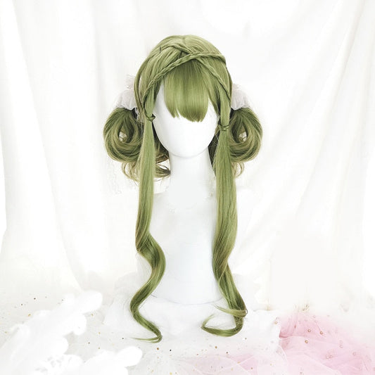 Green lolita wig - cosplay - wigs - costume - kanekalon