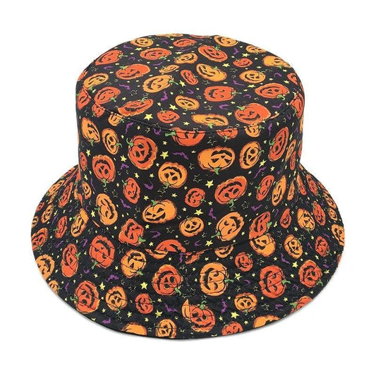 Halloween Bucket Hat - gothic, halloween, hat, hats, pumpkin
