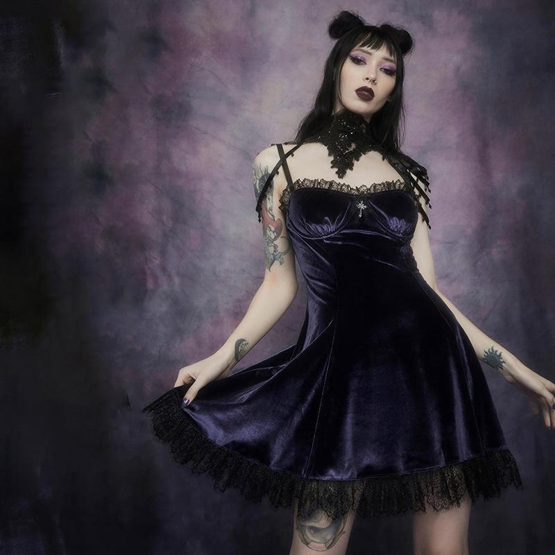 Halloween Party Dress - dress, dresses, goth, gothic, paci