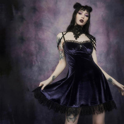 Halloween Party Dress - dress, dresses, goth, gothic, paci