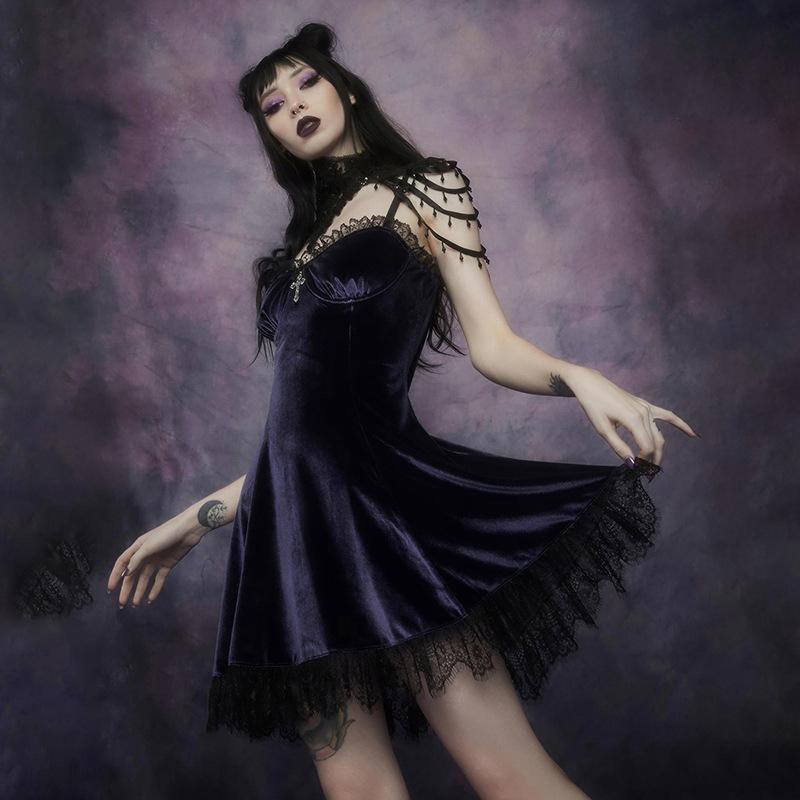 Halloween Party Dress - dress, dresses, goth, gothic, paci