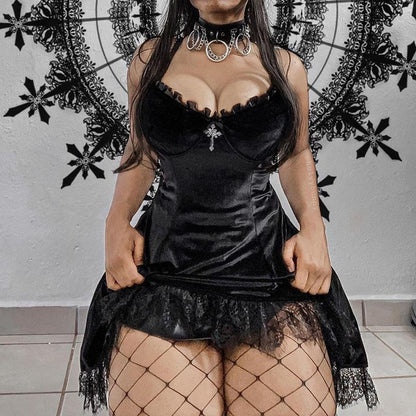 Halloween Party Dress - dress, dresses, goth, gothic, paci