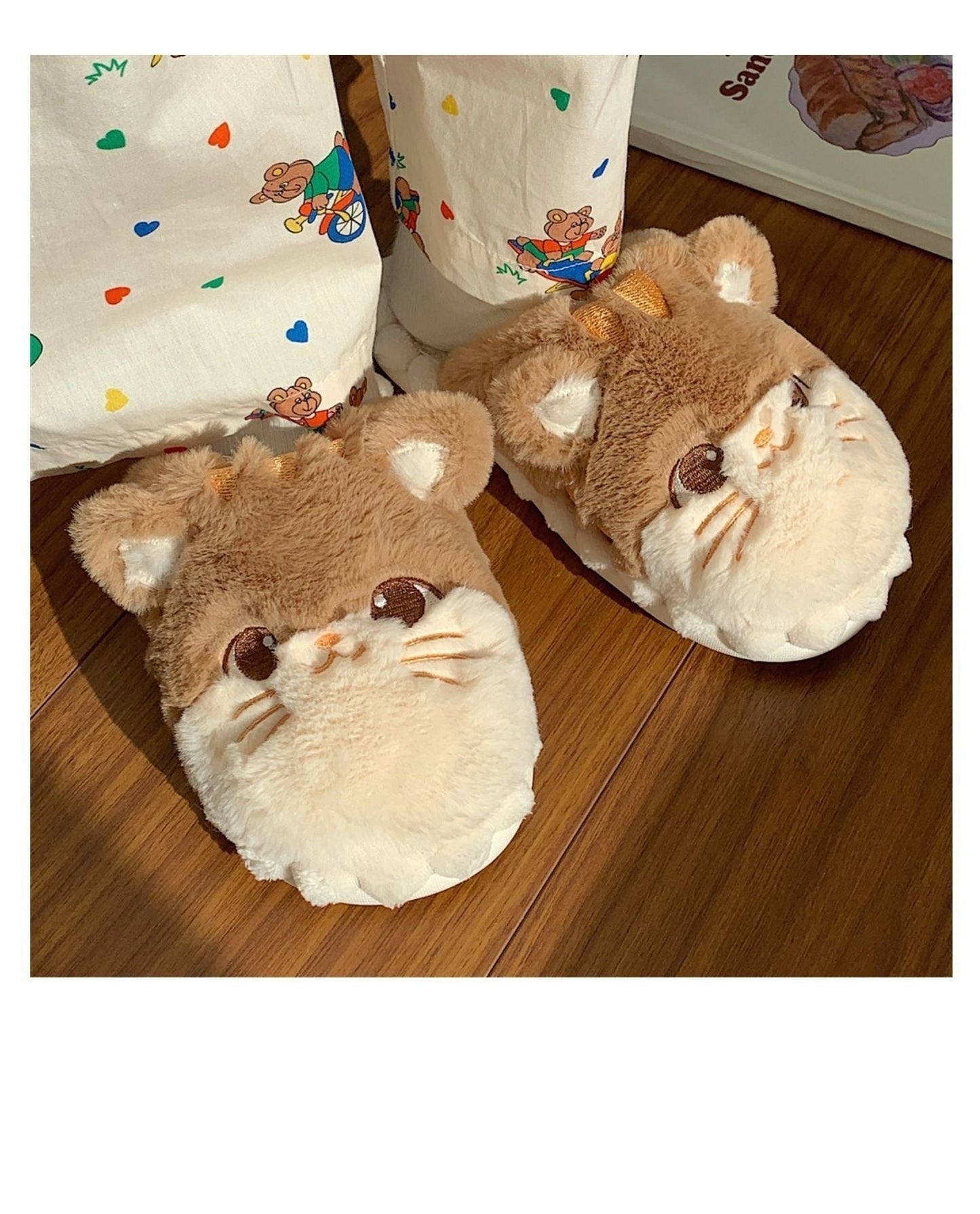 Hamster Slippers - footwear, fuzzy shoes, fuzzy slippers, gerbil, hamster Kawaii Babe