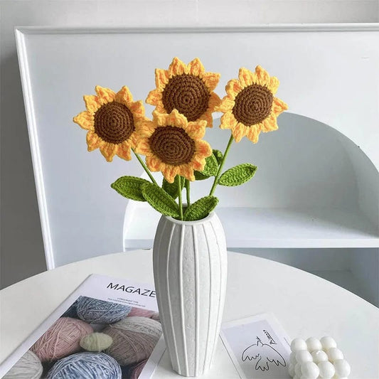 Handmade Crochet Sunflower